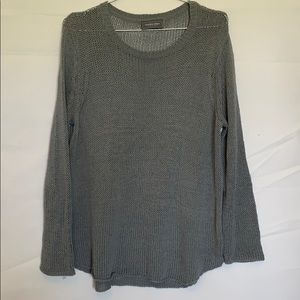 Womens grey sweater, wooden ships brand, nwot,sm